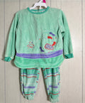 Pyjama velours motif éléphant - 2T