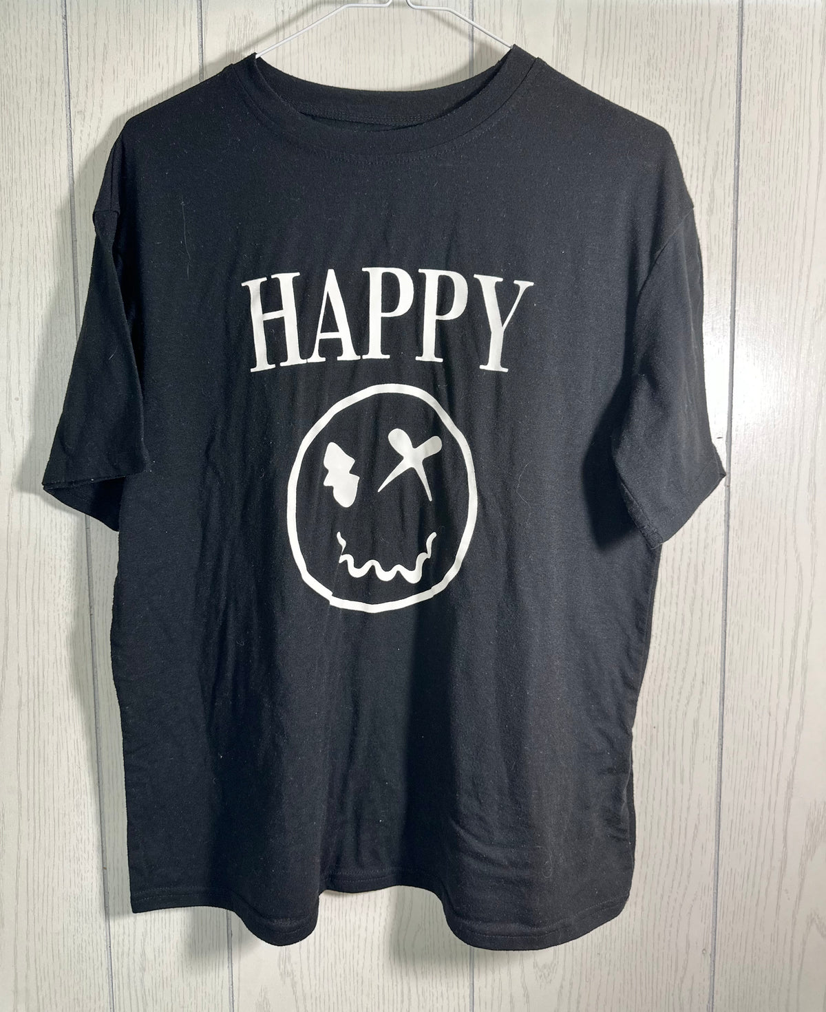 Chandail noir Happy 15-16 ans