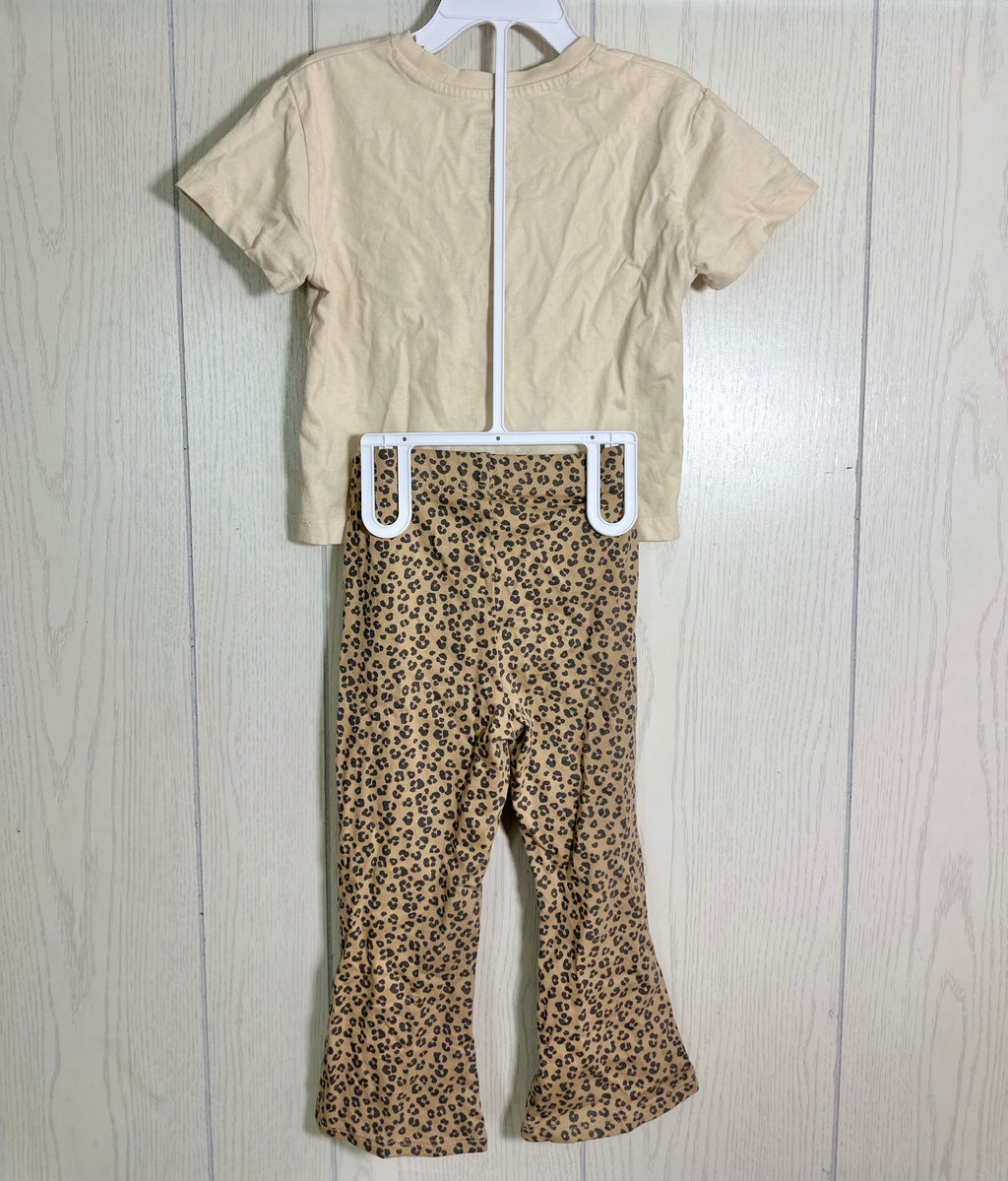 Ensemble léopard 2 pièces - 3T