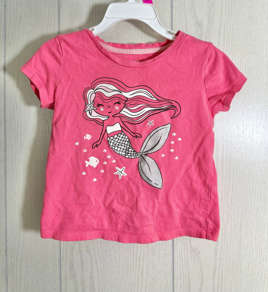 Chandail rose sirène - 3T